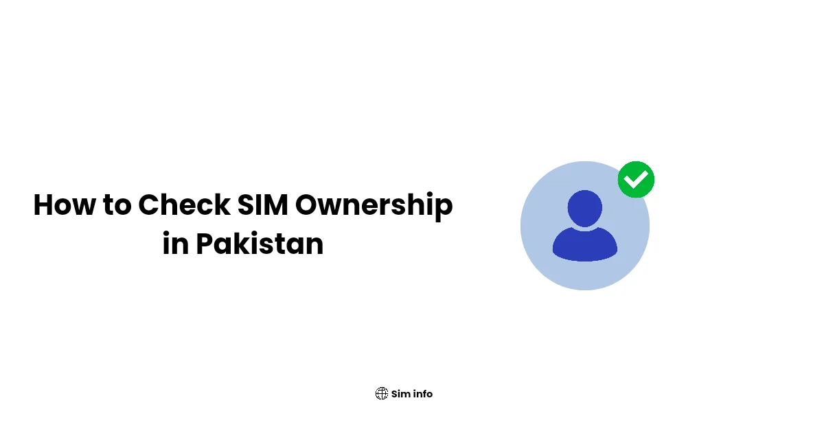 How to check sim ownership